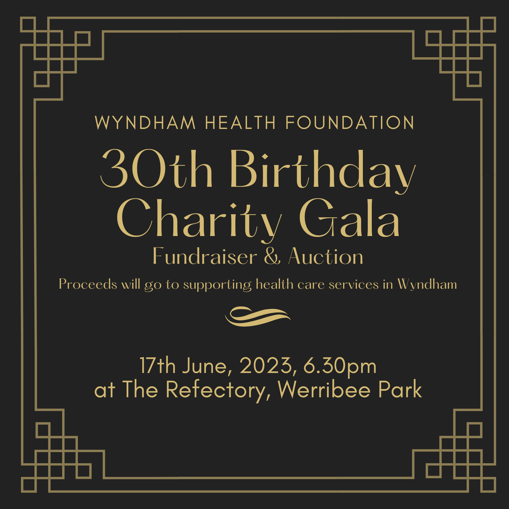 Wyndham Health Foundation 30th Birthday Charity Gala 