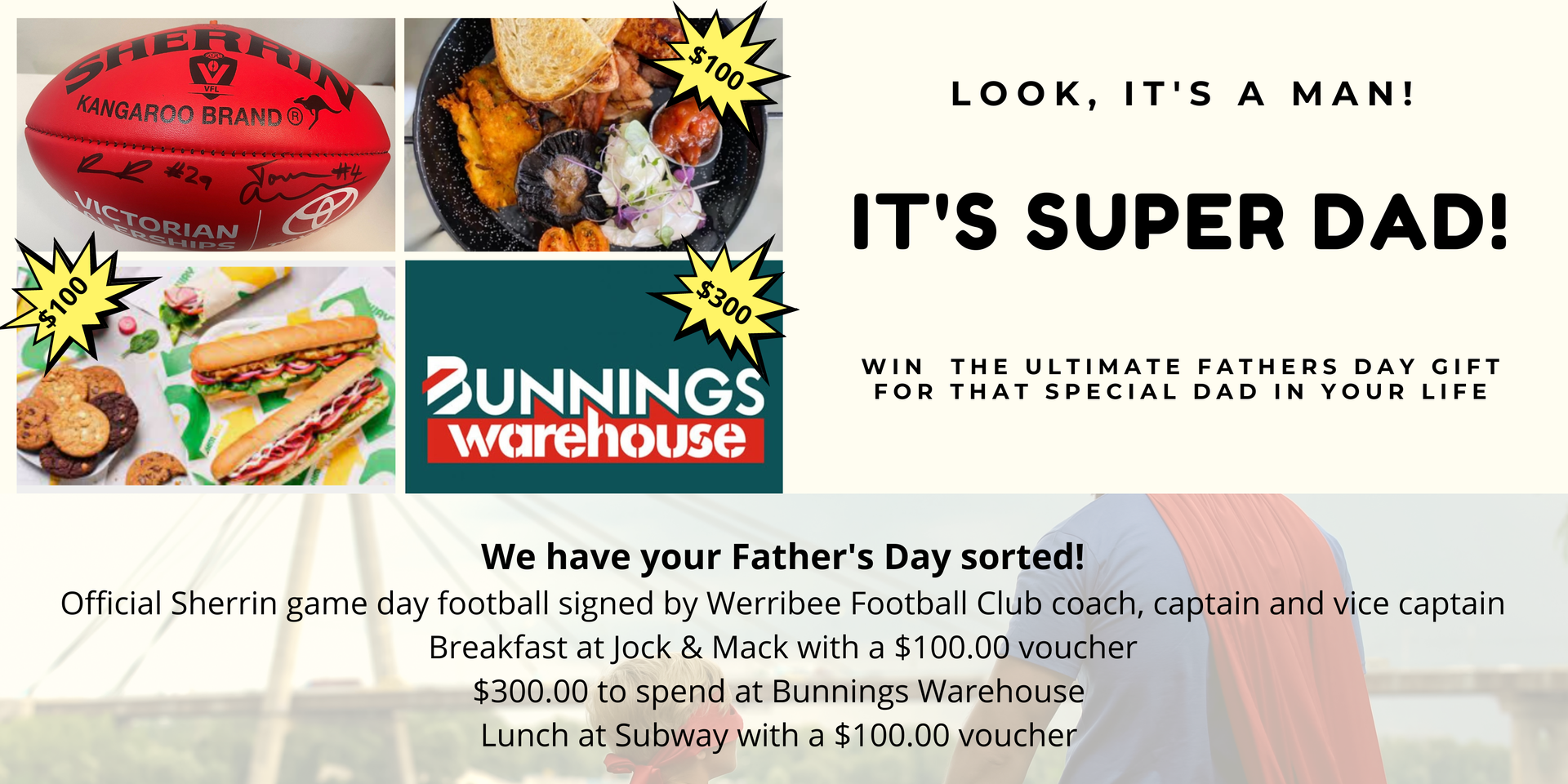 Win dad the ultimate Father's Day gift valued at $500
